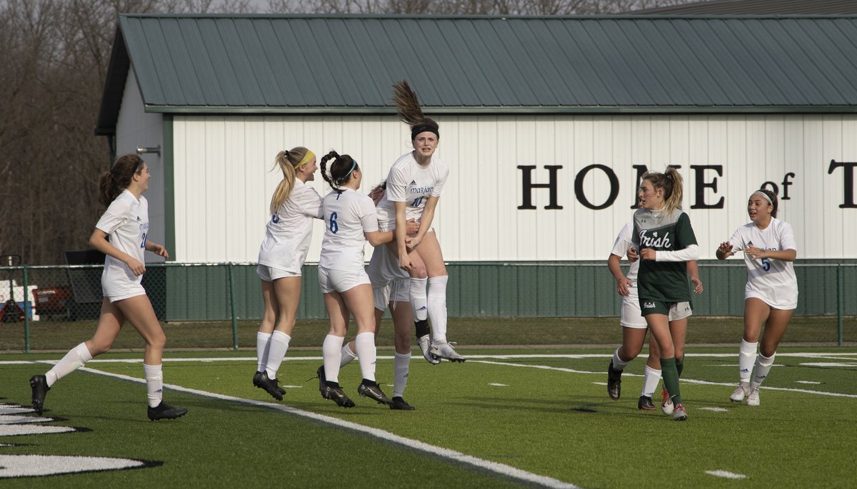 Leon Halip (@leonhalip) on Twitter photo Marian's Elle Ervin scores and celebrates a first half goal during the game against Gabriel Richard Catholic High School. Marian defeated GR 3-0. <a href="/MarianSoccer/">Marian Varsity Soccer</a> <a href="/ElleErvin/">Elle Ervin</a> Marian's Elle Ervin scores and celebrates a first half goal during the game against Gabriel Richard Catholic High School. Marian defeated GR 3-0. <a href="/MarianSoccer/">Marian Varsity Soccer</a> <a href="/ElleErvin/">Elle Ervin</a>
