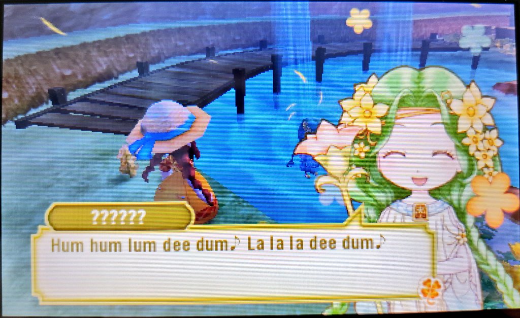 Food4Dogs's tweet photo. #3DS #StoryofSeasons #TrioofTowns #SoSToT
6.
Then, you meet a cute water nymph, and she's tech savvy 😁 and handles wireless play (co-op and online) for exploring islands with friends.
This sounds delightful 😎 - I wonder if the server still operates? 🤔 Likely not .. https://t.co/uyPcx2nVnK