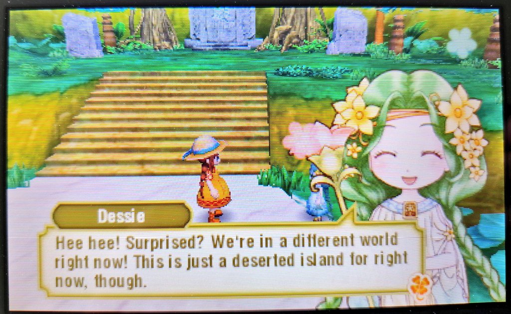 Food4Dogs's tweet photo. #3DS #StoryofSeasons #TrioofTowns #SoSToT
6.
Then, you meet a cute water nymph, and she's tech savvy 😁 and handles wireless play (co-op and online) for exploring islands with friends.
This sounds delightful 😎 - I wonder if the server still operates? 🤔 Likely not .. https://t.co/uyPcx2nVnK