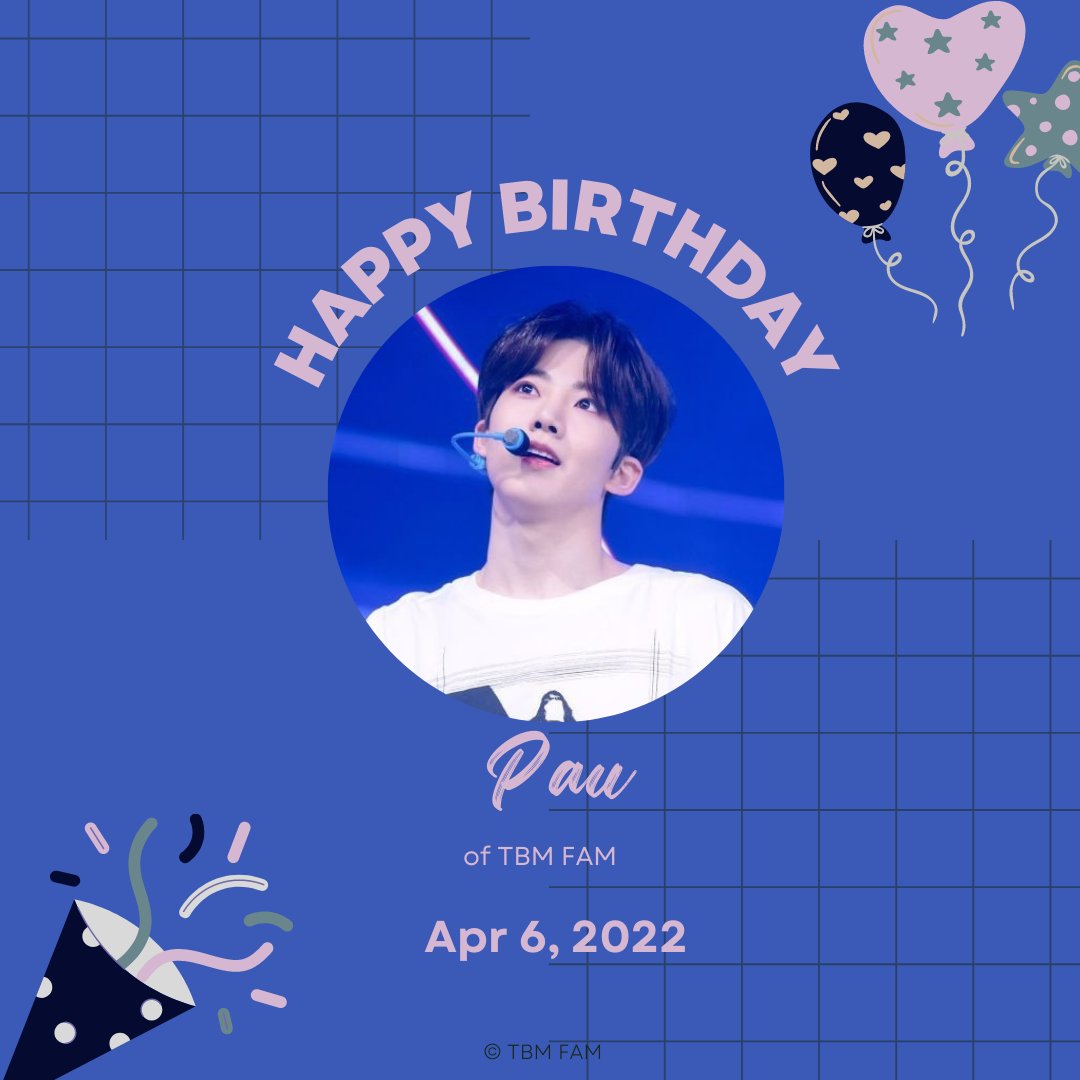 tbm_family12's tweet photo. HAPPY BIRTHDAY PAU 🎉 
✅2022.04.06

#HAPPYBIRTHDAY #PAUDAY
#TBMFAM #20220406 @gugucone69 https://t.co/mpaRddiBw0