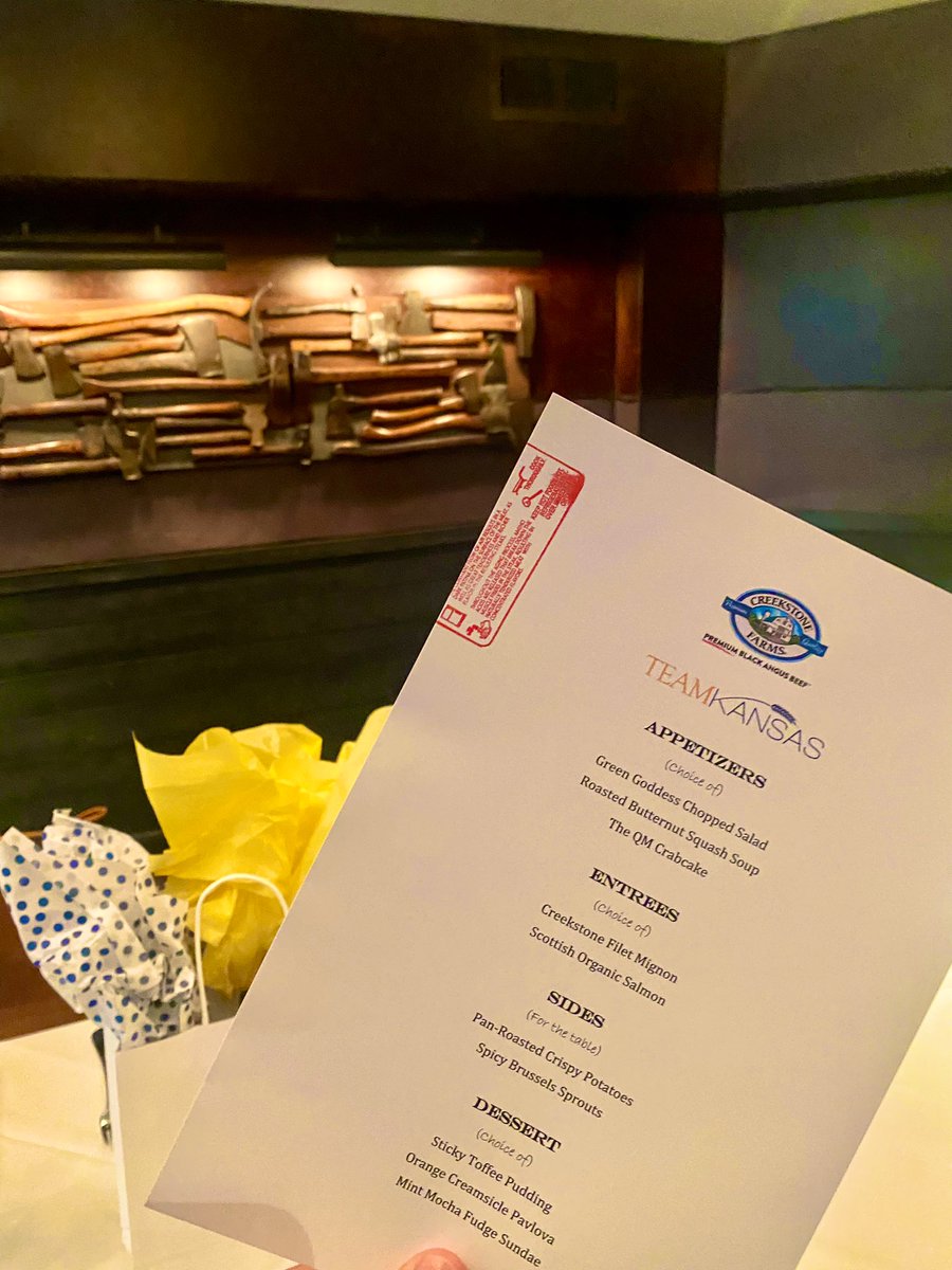Successful mission to NYC today. Thank you to our members who continue to support our mission of sharing Kansas’ story. There’s a reason why <a href="/CreekstoneFarms/">Creekstone Farms</a> was 2020’s Exporter of the Year. Great conversation over an even better meal!