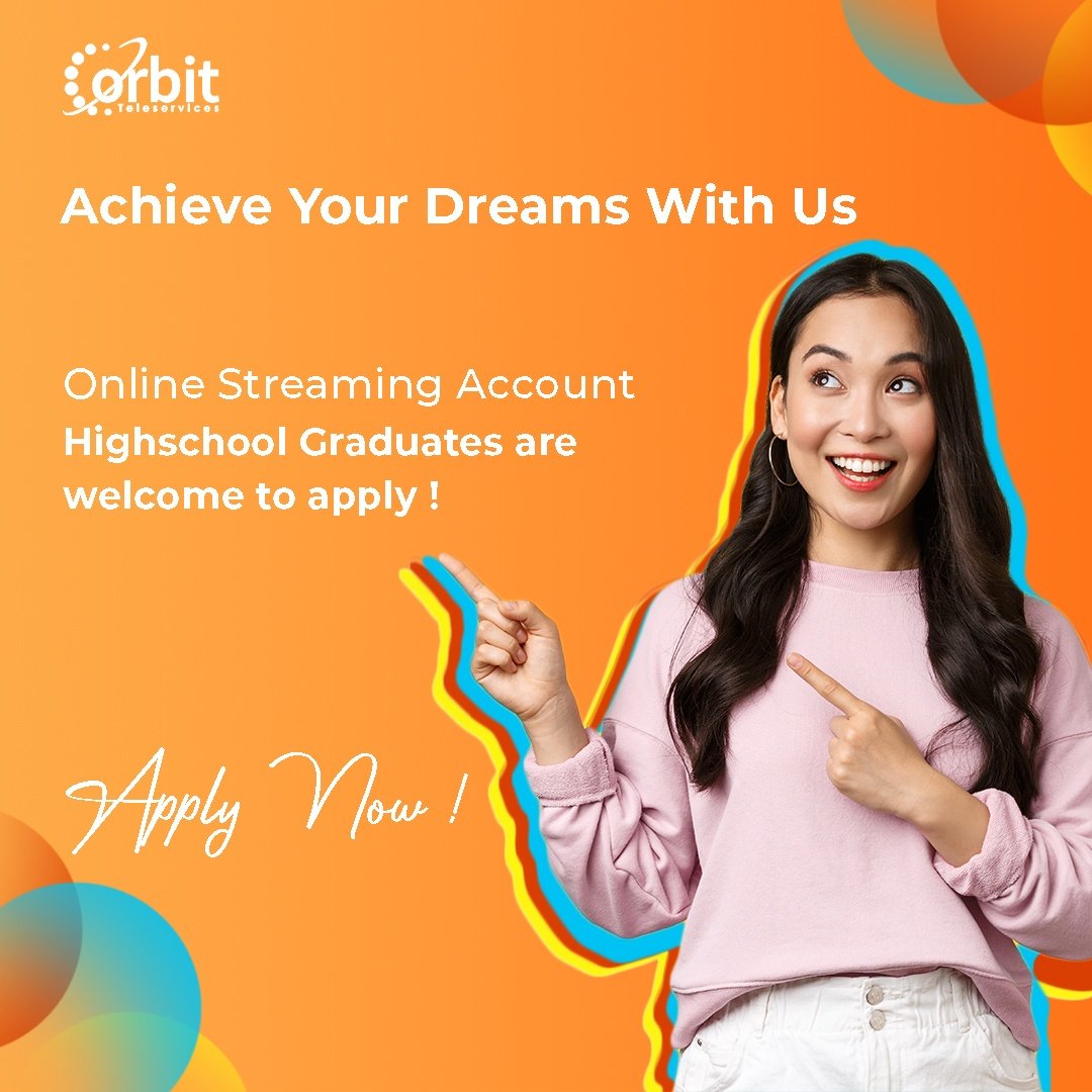OrbitCareerHub's tweet photo. Be part of our community! An exciting, rewarding career opportunity that offers excellent compensation and benefits. Start your career as a call center agent now!
#BeWithOrbit #MakeMeaning #CallCenter #Hiring #BPO https://t.co/EQJoATbwWA