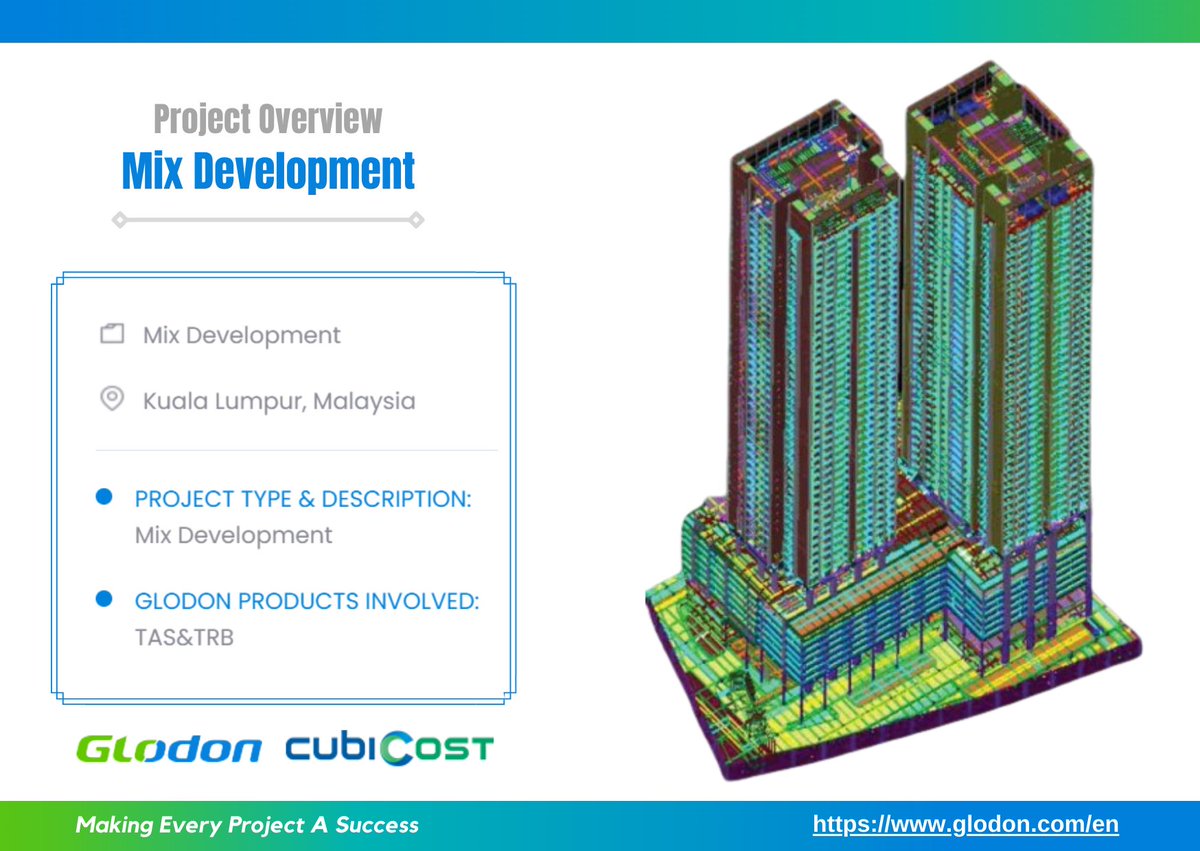 ByGlodon's tweet photo. Located in the center of the capital city in Malaysia, the building consists of 7 evaluated car park floors, 1 facility floor inclusive of playgrounds, a water-featured park and other recreational facilities. #cubicost #glodon
🚩Learn more about us.https://t.co/krHDpKruqe https://t.co/KGdExOgsHi