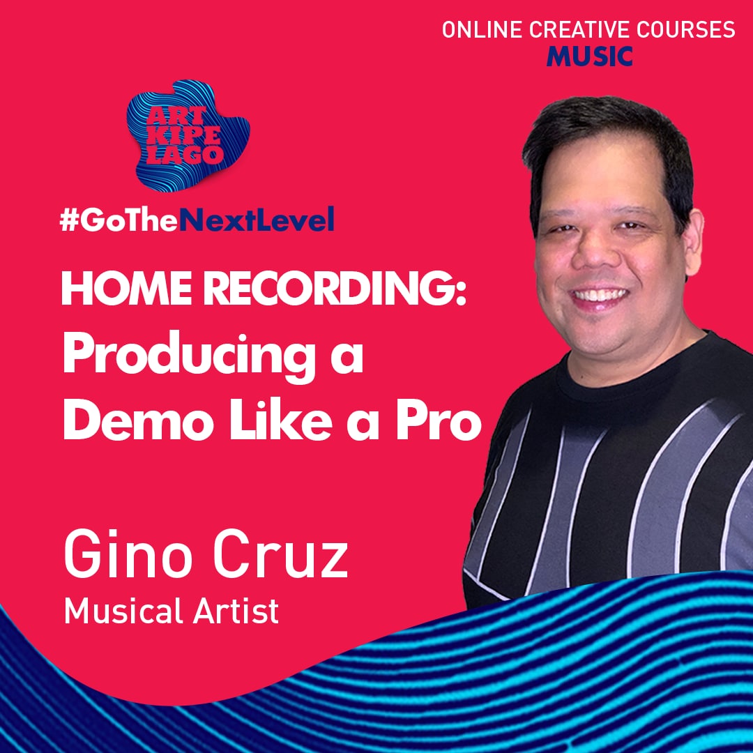 ArtkipelagoPH's tweet photo. One of the most requested classes that we have, and for good reason, Gino Cruz teaches you music production and getting your demo out there like a pro. Enroll in his class today! https://t.co/TS6LYdZKsr...
#Artkipealgo
#GoTheNextLevel
#CutYourDemo
#PressPlayAndRecord https://t.co/ksL7VeUovz