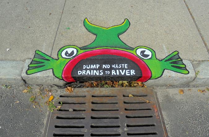 LottaFish's tweet photo. Dump No Waste - Drains to River 🐟🐡🐡🌿 https://t.co/BEXPTOMd4e