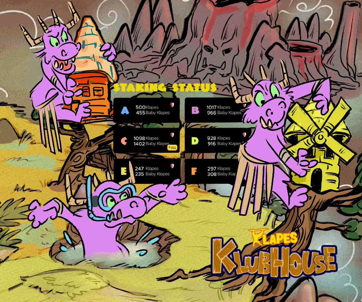 klapesnft's tweet photo. #KlapesFamily!

During the last harvest, our Klubhouse E &amp; F were attacked!! Are you ready for the next round?

😈Current Round: 18 (Staking Phase)
😈Next Round: 19 (Harvest Phase)

To collect $KOCO, visit
🔗https://t.co/D6LY3QH2nq

#Klapes #KlapesKlubhouse #KOCO #NFTs https://t.co/eybsHoHVgT