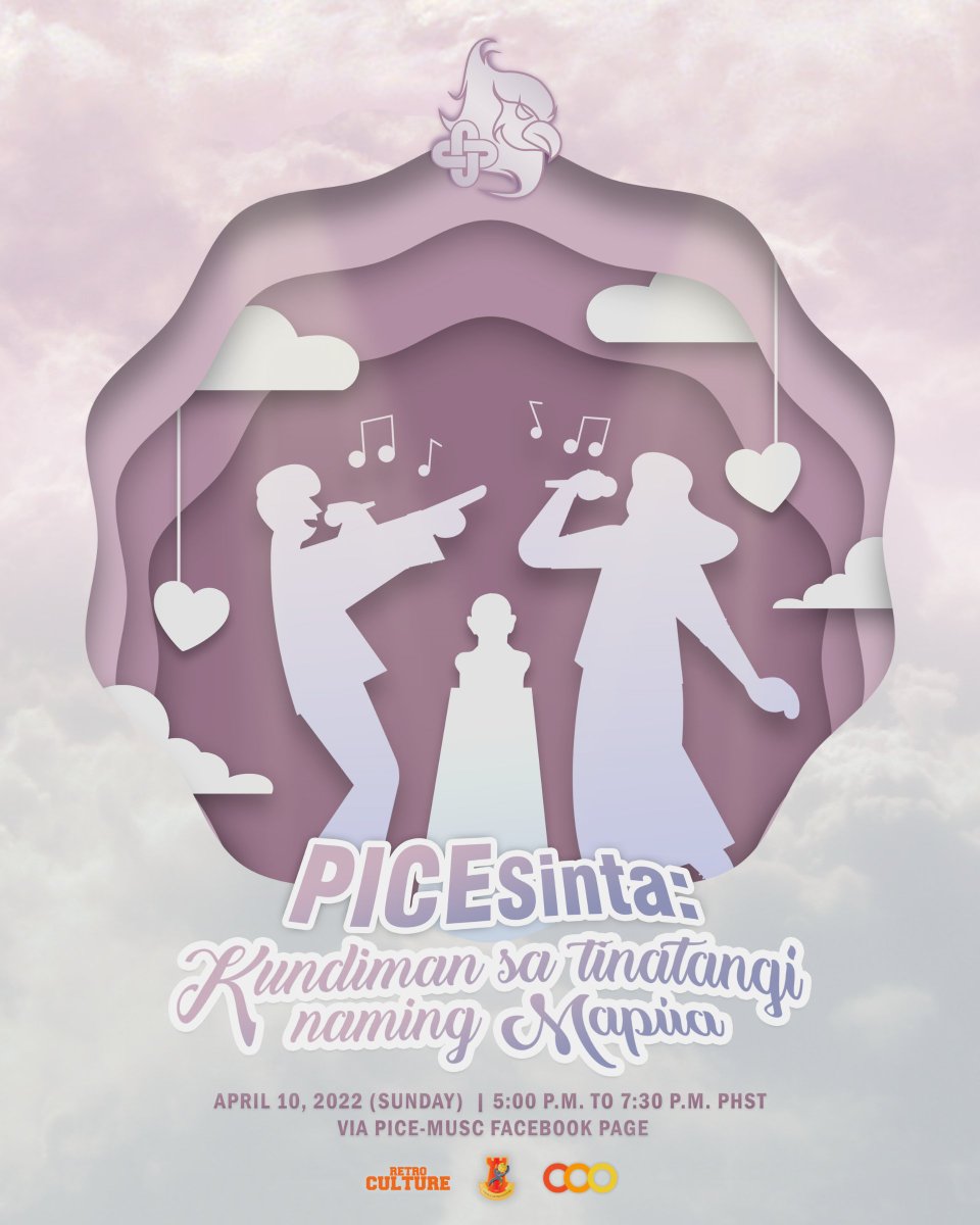 pice_musc's tweet photo. Loosen up as we listen to wonderful music and stories in PICE-MUSC's online concert, “PICEsinta: Kundiman sa Tinatangi Naming Mapúa,” on Apr. 10 (Sun), 5PM - 7:30PM via FB Live.
For more details: https://t.co/Z7eqkjGdix
🔗
#OnePICE
#PagsintaSaMapua
#COOinAction
#AbanteUSG https://t.co/98X7Fzp3KY