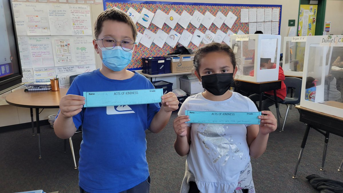 Cathy (@rascalcase) on Twitter photo Students writing what they can say or do to show acts of Kindness to make a chain. <a href="/RascalPride/">Rowland Elementary</a> #KindnessWeek #WeAreRUSD Students writing what they can say or do to show acts of Kindness to make a chain. <a href="/RascalPride/">Rowland Elementary</a> #KindnessWeek #WeAreRUSD