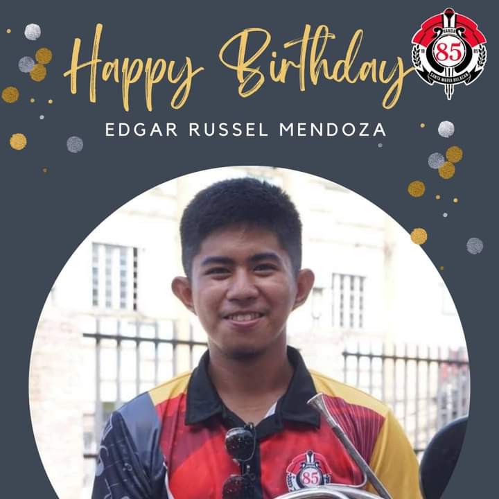 banda85_'s tweet photo. Happy Birthday to one of our section leaders, Edgar Russel Mendoza of Banda 85 SMB. The best of your life has yet to come, embrace it, be confident, and embark on a future of limitless possibilities and opportunities! 🎂🎊

#FrenchHornPlayer
#Batch2012
#Laking85
#B85SMBinc https://t.co/LiVEd2k72t