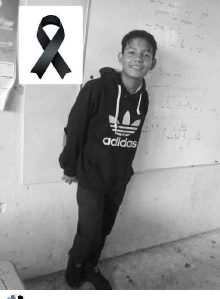 botARTE6402's tweet photo. El niño de 13 años asesinado en Puerto Leguizamo a manos del ejercito de Colombia.
Diego Molano ¿Qué pasó?
#FalsosPositivos2 https://t.co/p9SmprfPKk
