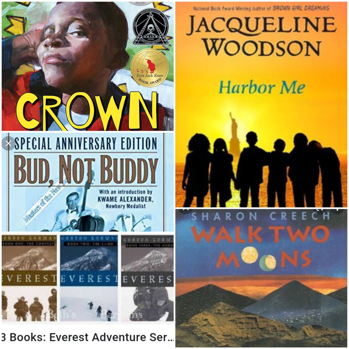 My top 5 books. Some are oldies but goodies!!