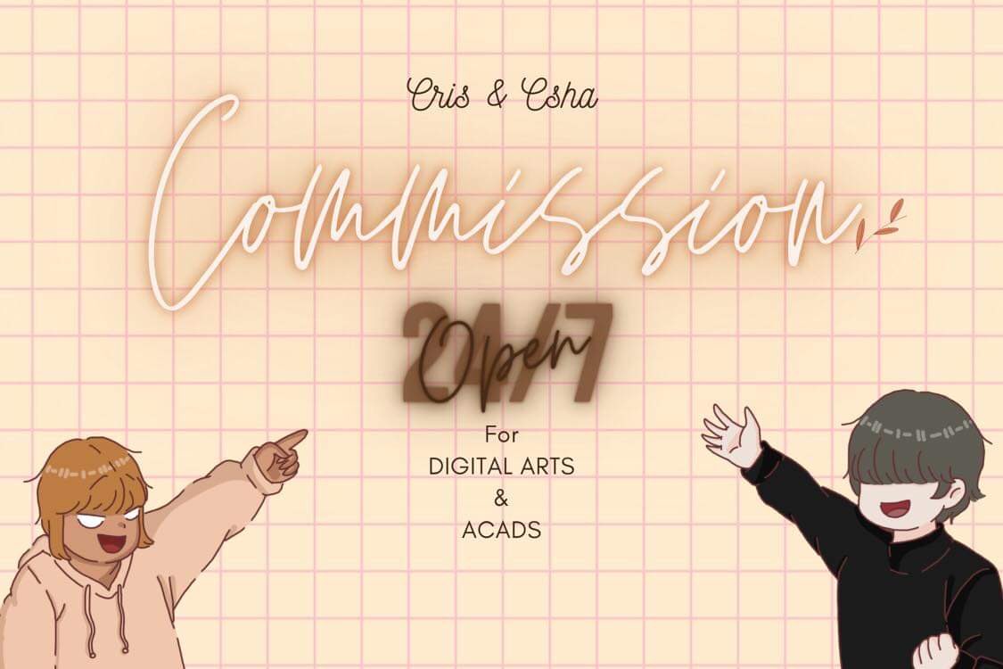 cricsha12's tweet photo. Hi, we are opening our first commission. Both art and acads. Take a try to commission us and we will never fail you thank you 😊 
We are 24/7 open if you need anything. Advance thank you ✨😊 https://t.co/vjemfjzD9c