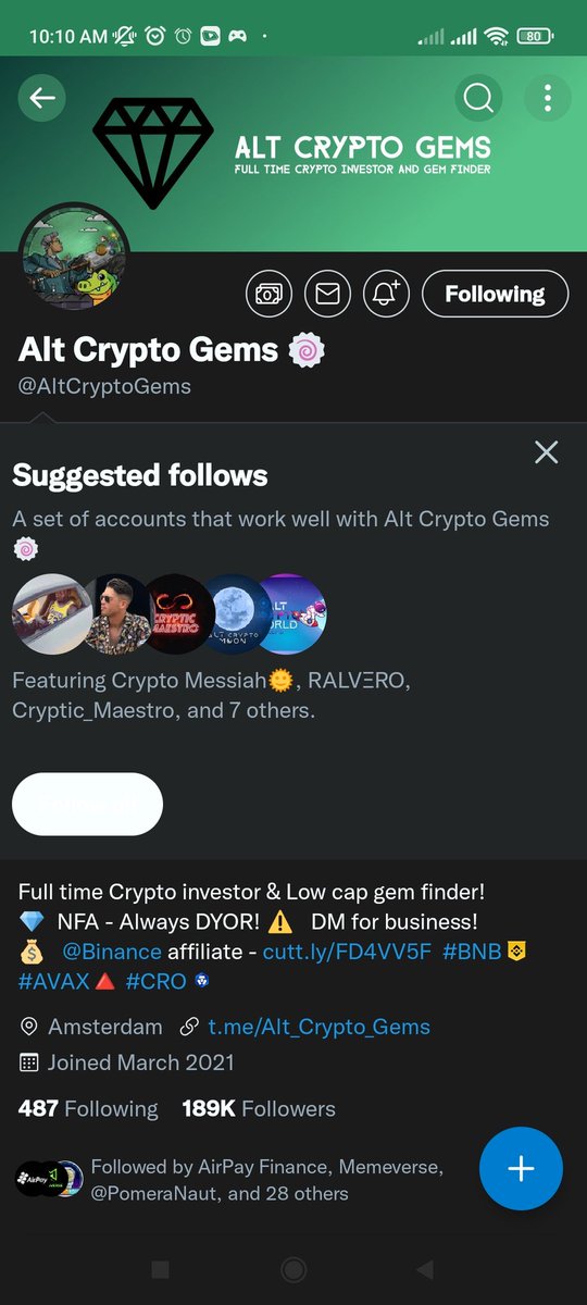 Angelo44364452's tweet photo. @princesspromos_ @AltCryptoGems https://t.co/OWkqnLxNyL