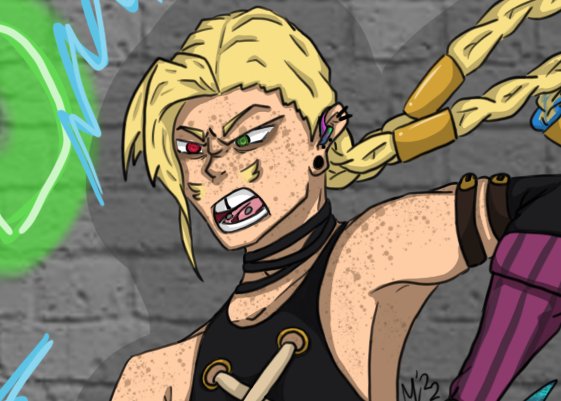 Ham_bone_08's tweet photo. Here he is! My Jinx Hizashi! I worked pretty hard on him and I hope you guys like him. 
*
*
*
#arcane #presentmic #hizashiyamada #arcanefanart https://t.co/kLz5E1KZFD