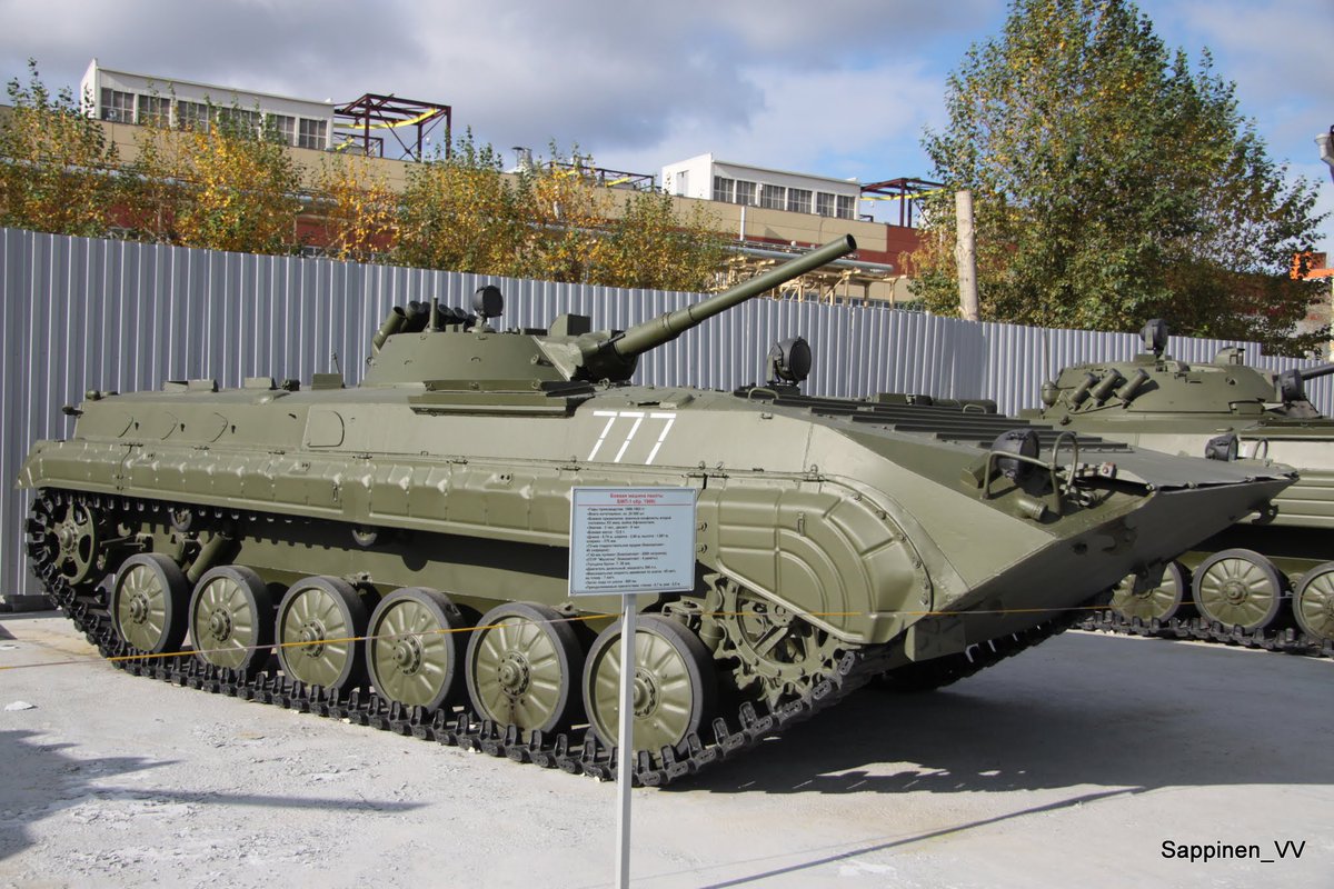 Soviet army was designed for the nuclear war. Thus all the army branches were developed for the war that would involve mass employment of nukes. Which is completely different from a conventional war. Let me illustrate this difference on example of a Soviet IFV - БМП-1