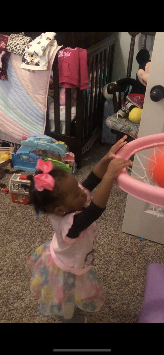 Mike_Tjr's tweet photo. already putting in the work, even after ballet. #firstdunk #balldontlie https://t.co/h8wJhU4dw9