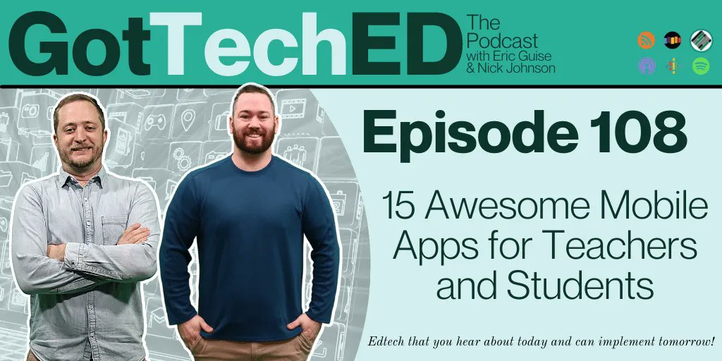 teachbetterteam's tweet photo. Don't overlook the power of mobile apps in your #classroom. One of these 15 #edtech apps could be the missing tool from your #edtechtoolkit! https://t.co/GKfm9WJg7e via @guisegotteched @wegotteched #GotTechEdPodcast #TBPodcastNetwork #EDUPodcast https://t.co/taZUhLvtgV