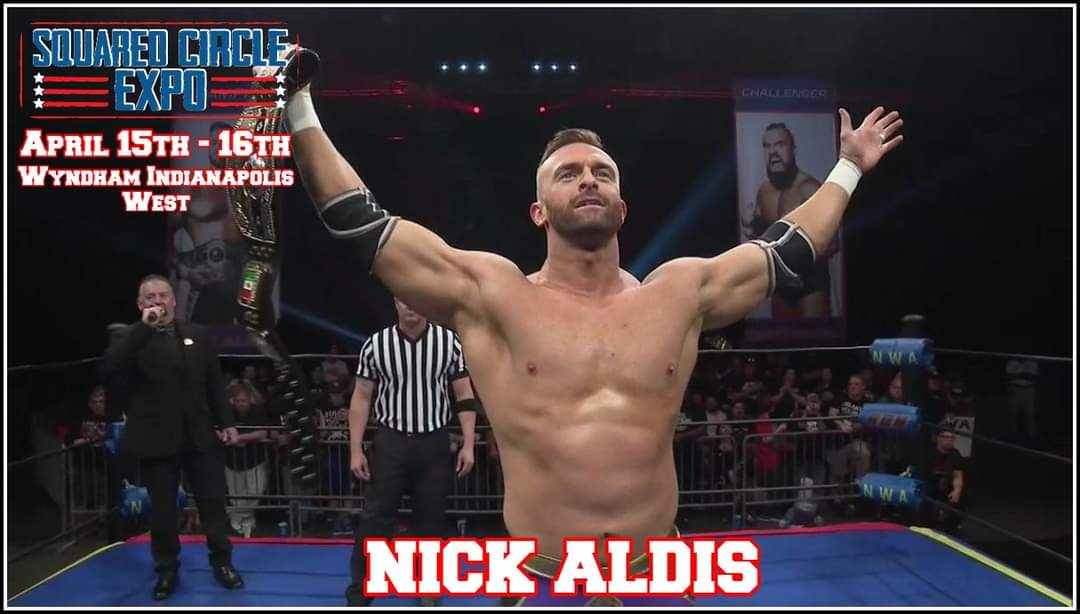 SquarCircleExpo's tweet image. It is with great pleasure that we announce the addition of The National Treasure, @RealNickAldis to the superstar roster for #SCX2, happening April 15th - 16th @ the Wyndham Indianapolis West!

Get your tickets NOW at SquaredCircleX.com