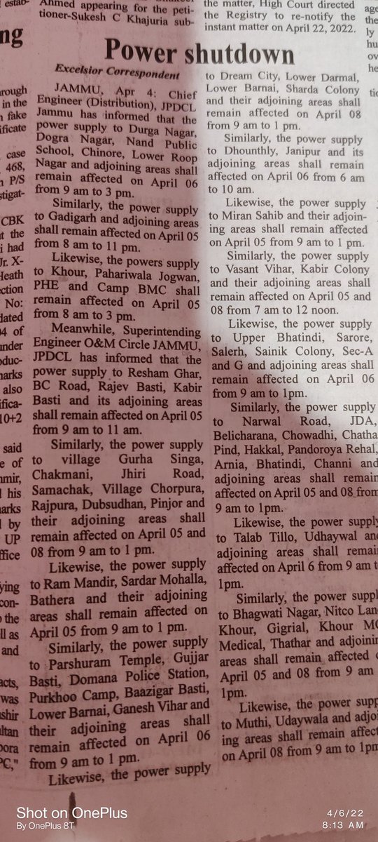 EXECUTIVE ENGINEER STD-1 JPDCL JAMMU tweet media