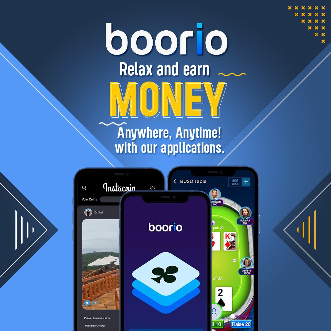 boorioofficial's tweet photo. Do you want to change your lifestyle? Relax and earn money anywhere, anytime with our applications.  

#WorkFromHome #CryptoNews #cryptocurrency #passiveincome #Boorio #Fibswap #Instacoin https://t.co/WueULx3MUY