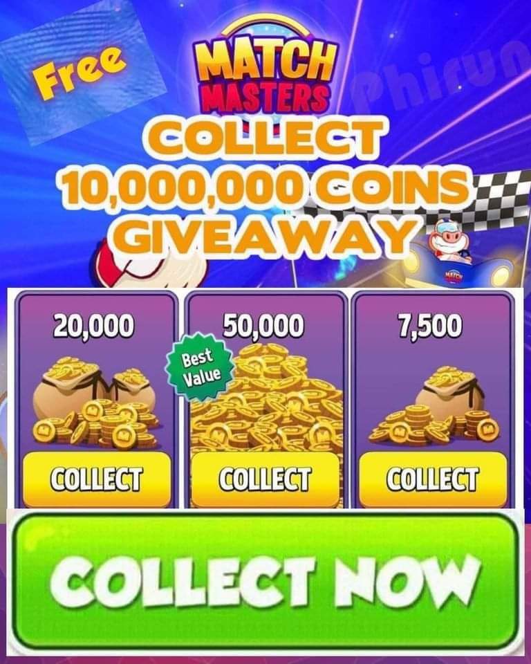 😊 🎁 Happy APRIL. Collect Instant Gifts: bit.ly/MatchMaster_Ge…
#matchmasters #matchmastersofficial #matchmastersfreecoins #matchmastersfreeboosters #matchmastersfreespins #matchmastersfreestickers #freecoins #freespins #freestickers #freeboosters #seboosters #FridayFeeling