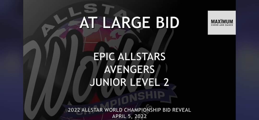 EpicAllStarsWV's tweet photo. They did it!!! Congratulations to Avengers &amp; Wonder Women!!! You’re going to the All Star Worlds!! https://t.co/VGg5YHaeCD
