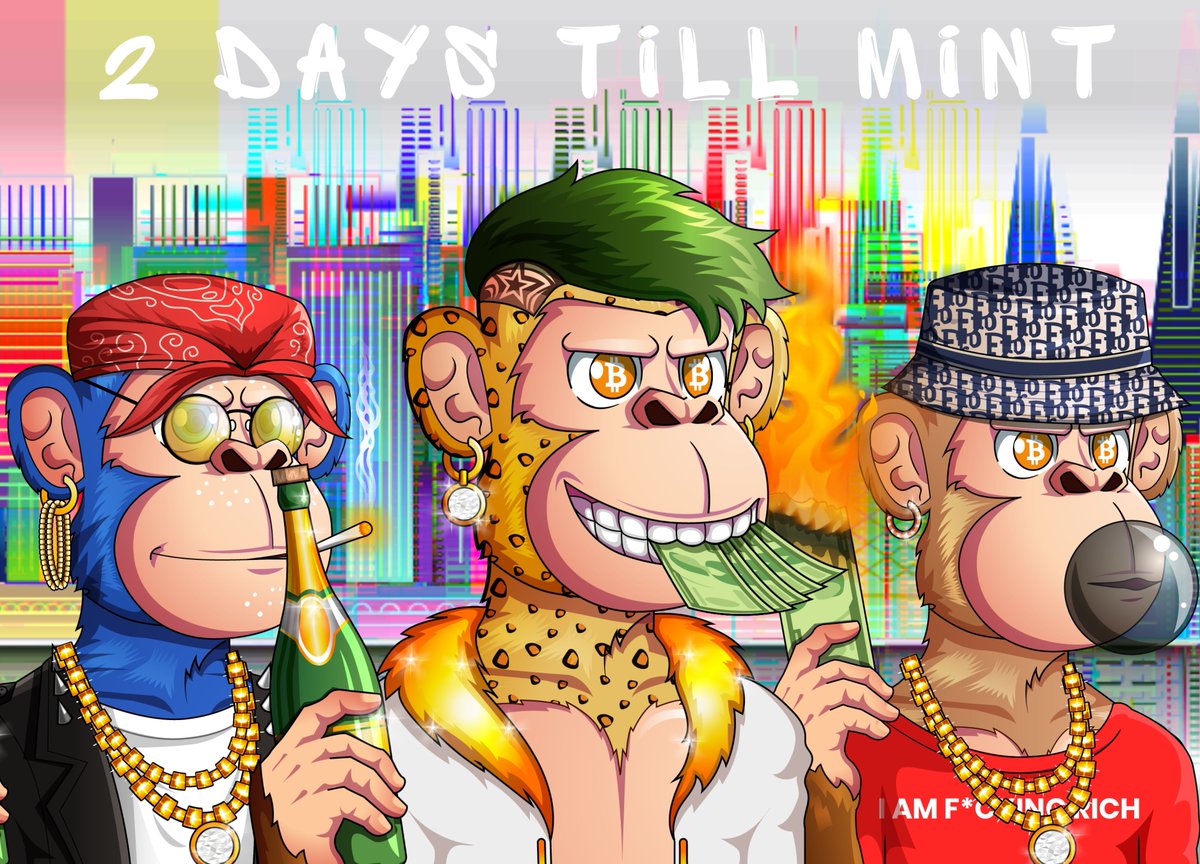 MetaApeGang's tweet photo. 🎉2 DAYS TILL MINT🎉

It's your boy Snorky speaking! AY, AY Captain!🚢

Can't believe we are almost there again.. Set your alarm &amp; write down 4/8 PM UTC in your agenda. READY TO ROCK?⚡ 

We only have 900 Meta Ape Gang NFTs left till we are sold out. First come, first served. https://t.co/Q3z5GXm2q1