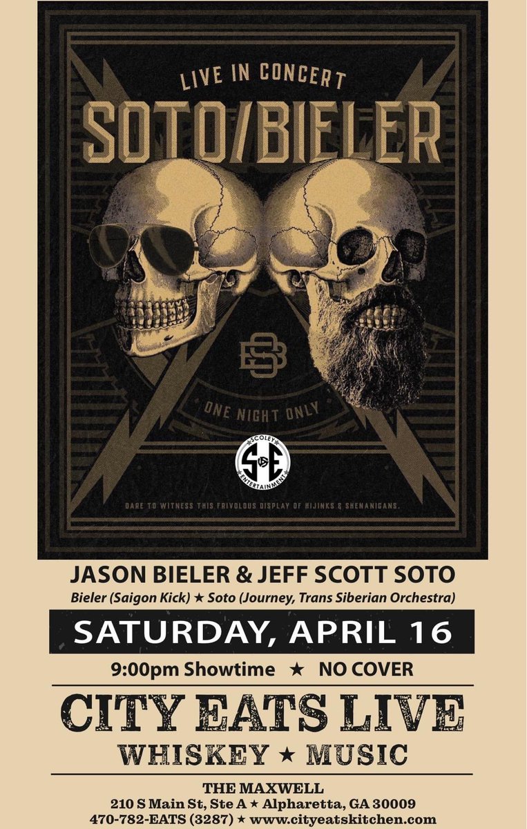 ScoleyEnt's tweet photo. April 16th!!! Be There. @ScoleyEnt https://t.co/LxujfyiXWV