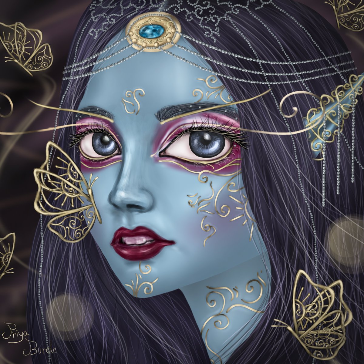 priyaburele's tweet photo. Made this Character illustration out of random thoughts in an attempt to overcome an art block.
Tried to add as many details as possible.
Suggestions welcomed<3
#conceptart #art #digitalart #illustration #drawing #characterdesign #sketch #artwork #artist #design #digitalpainting https://t.co/zdO87eeoVW