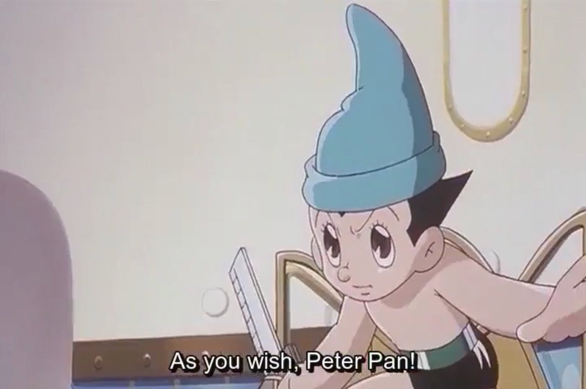 theacco22049828's tweet photo. Boy rlly is Peter Pan haha
But unlike Peter Pan, he doesn’t have a choice on whether he can grow up or not (if you’ve seen Steven speiberg’s “Hook!” Movie, you’ll know what I mean.)
#eternalboy #astroboy #peterpan https://t.co/r1rZNXC4B9
