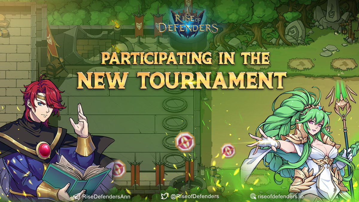 ⚔️PARTICIPATING IN THE NEW TOURNAMENT⚔️

🙌We are pleased to confirm the new season combined with 2 different modes: Power Guard/Cursed Monster.

🤗So, defeat those monsters to full-filled your bags with RDR, RDG, and Premium Loot Box!

#ROD #RDR #Riseofdefenders #RODTournament