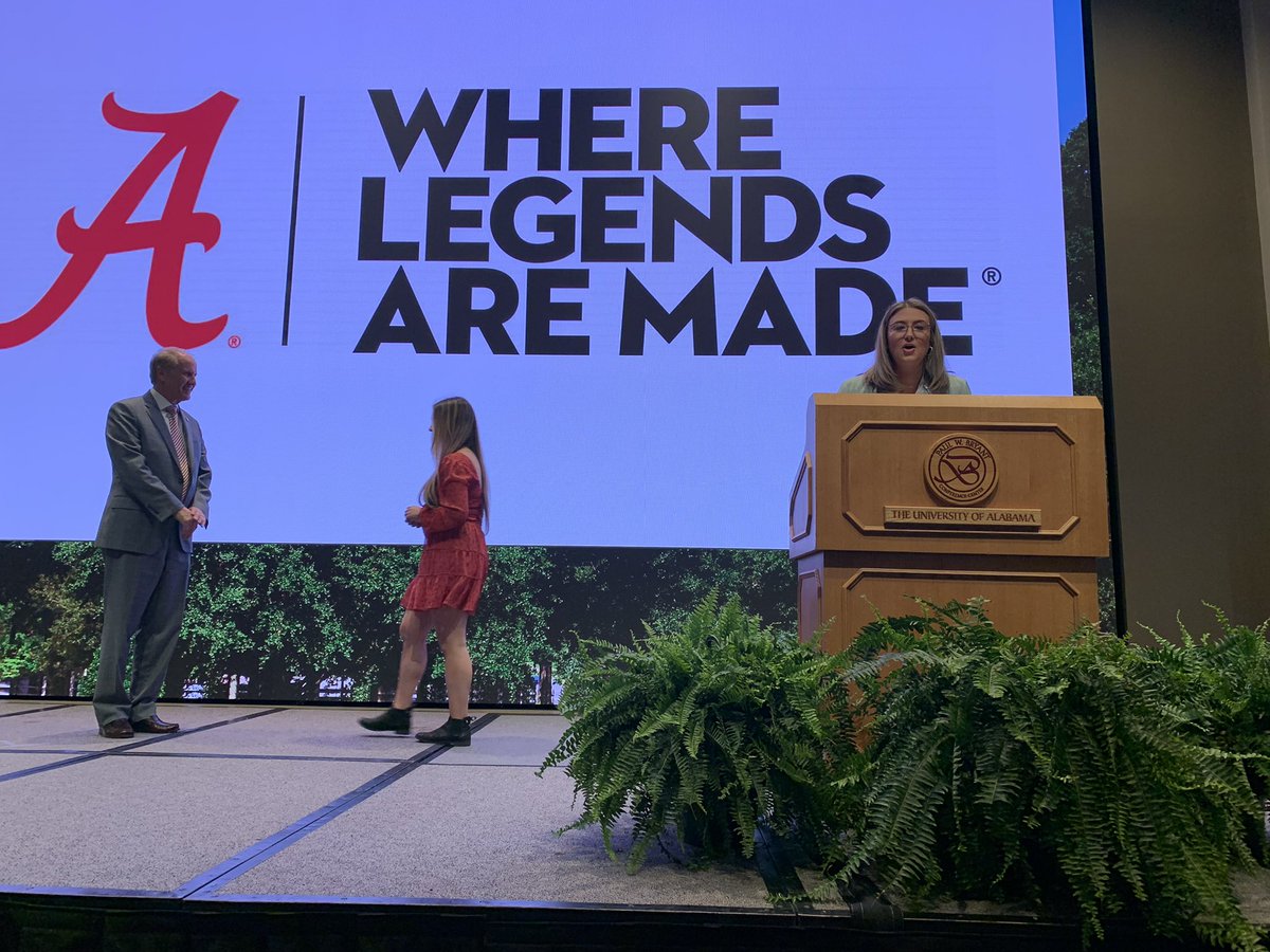 StevenJ_Hood's tweet photo. @PaigeAcker @UofAlabama @PaigeAcker did a great job tonight!! https://t.co/r2bBHph9Wk