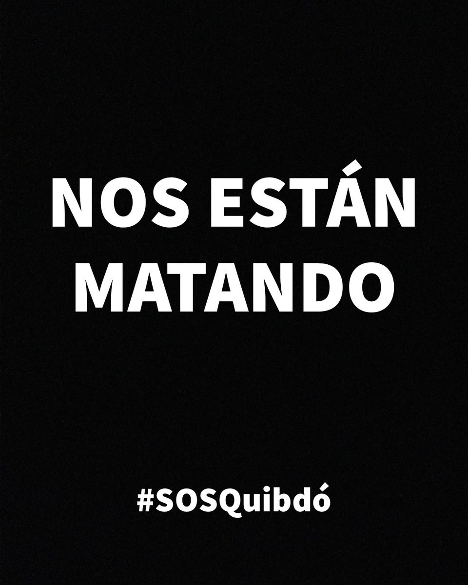 Quibdó 💔 #SOSQuibdó