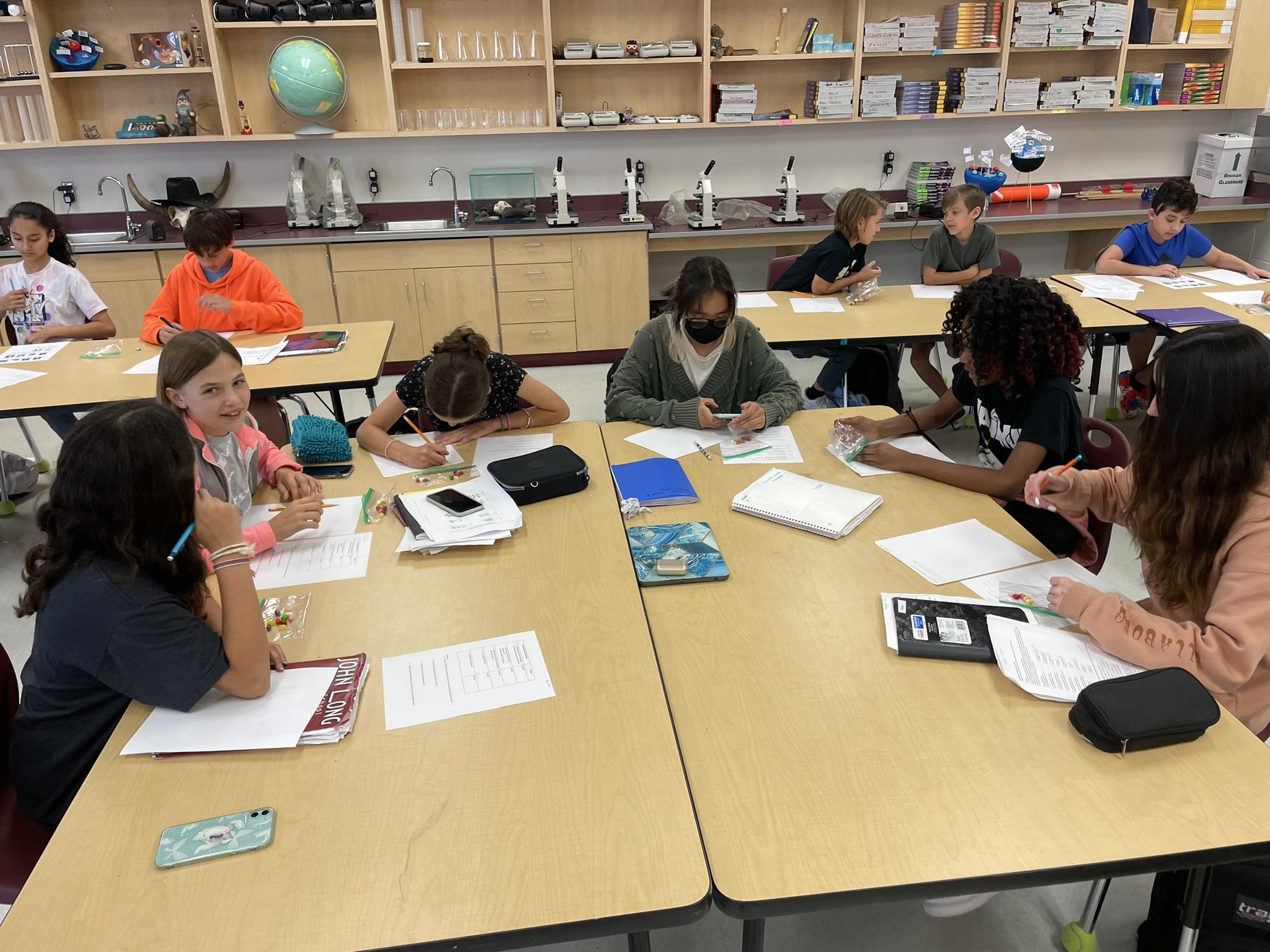 JohnLongMiddle on Twitter "6th grade students engage in a handson