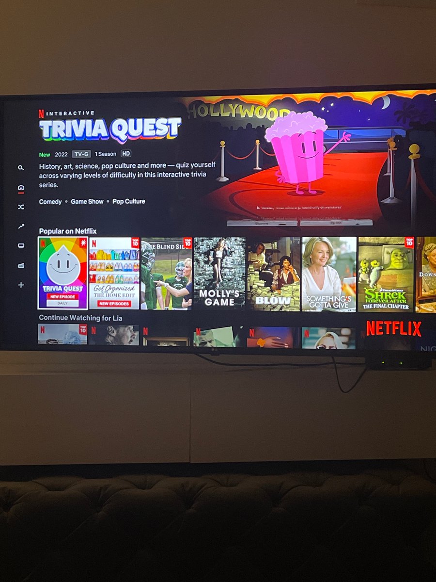 tomfgoodwin's tweet photo. The more I watch Netflix the more I realize there is something about live Tv that I miss&amp; I’ve no idea what that is

A sense of occasion ?Outsourcing decisions ?sense of scale.Literally no idea but I’m beyond bored of this sort of interface despite it logically being far better https://t.co/rEpvWMC2xt