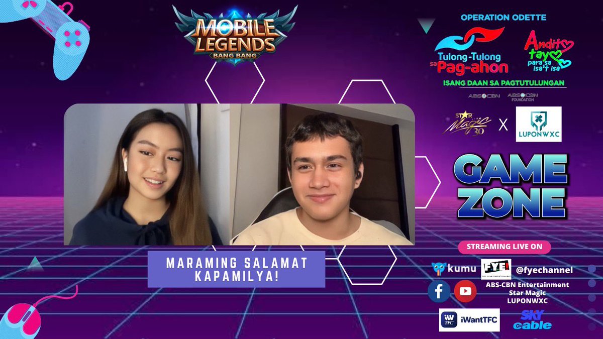 starmagicphils's tweet photo. #StarMagicGameZone ๐ซ๐ฎ Day 7 is DONE! Thank you for watching and donating โค๏ธ๐๐ Get ready for Day 8 tomorrow!
#TulongKapamilya
#AnditoTayoParaSaIsatIsa
DSWD Authority/Solicitation Permit No. DSWD-SB-SP-00026-21, Nationwide. Valid until May 28, 2022. https://t.co/pUHrs8m1iw
