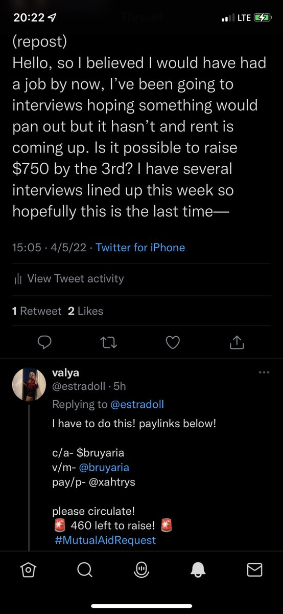 helpcf4u's tweet photo. paylinks:
🚨it is passed the 3rd and any support would really help! 🚨
Please circulate this!

c/a- $bruyaria
v/m- @bruyaria
pay/p- @xahtrys

please circulate!
🚨 460 left to raise! 🚨 
 #MutualAidRequest https://t.co/UDgSBCJsKY
