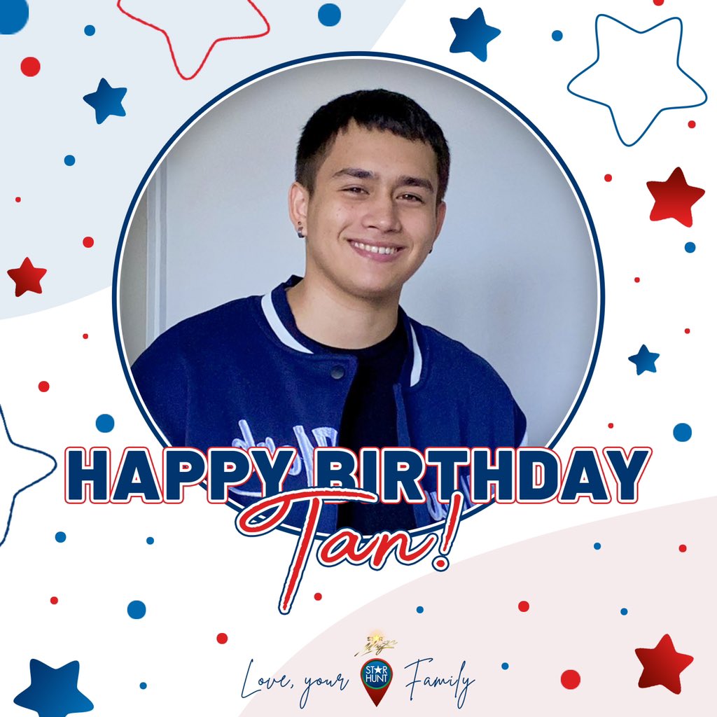 starhuntabscbn's tweet photo. Happy Birthday, @tanredroncal! 🎉 May all your wishes come true!✨ Enjoy your day and always keep on shining!

Love, your Star Hunt family ❤️ https://t.co/xwixOp9bGg