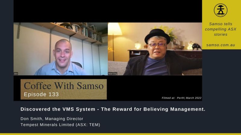 tempestminerals's tweet photo. ☕ Did you listen to Don Smith, MD, Tempest Minerals sit down with Noel on Coffee with Samso, to discuss its most recent Meleya discovery?

👉 Episode 133: https://t.co/WynvjXc888  

#coffeewithsamso #minerals #investments #ASX #TEM #MeleyaProject https://t.co/lS16SRWlUt