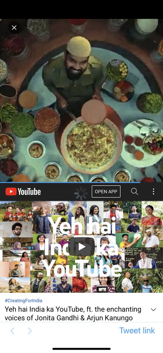 CPism's tweet photo. This @YouTube ad is running on @twitter. It prominently depicts a Muslim wearing a Cap. The religious identity of all other characters are not clear. Is India a country of Muslims only? What does @Google want to convey? #IslamisationofIndia https://t.co/VmDl1mXHJs