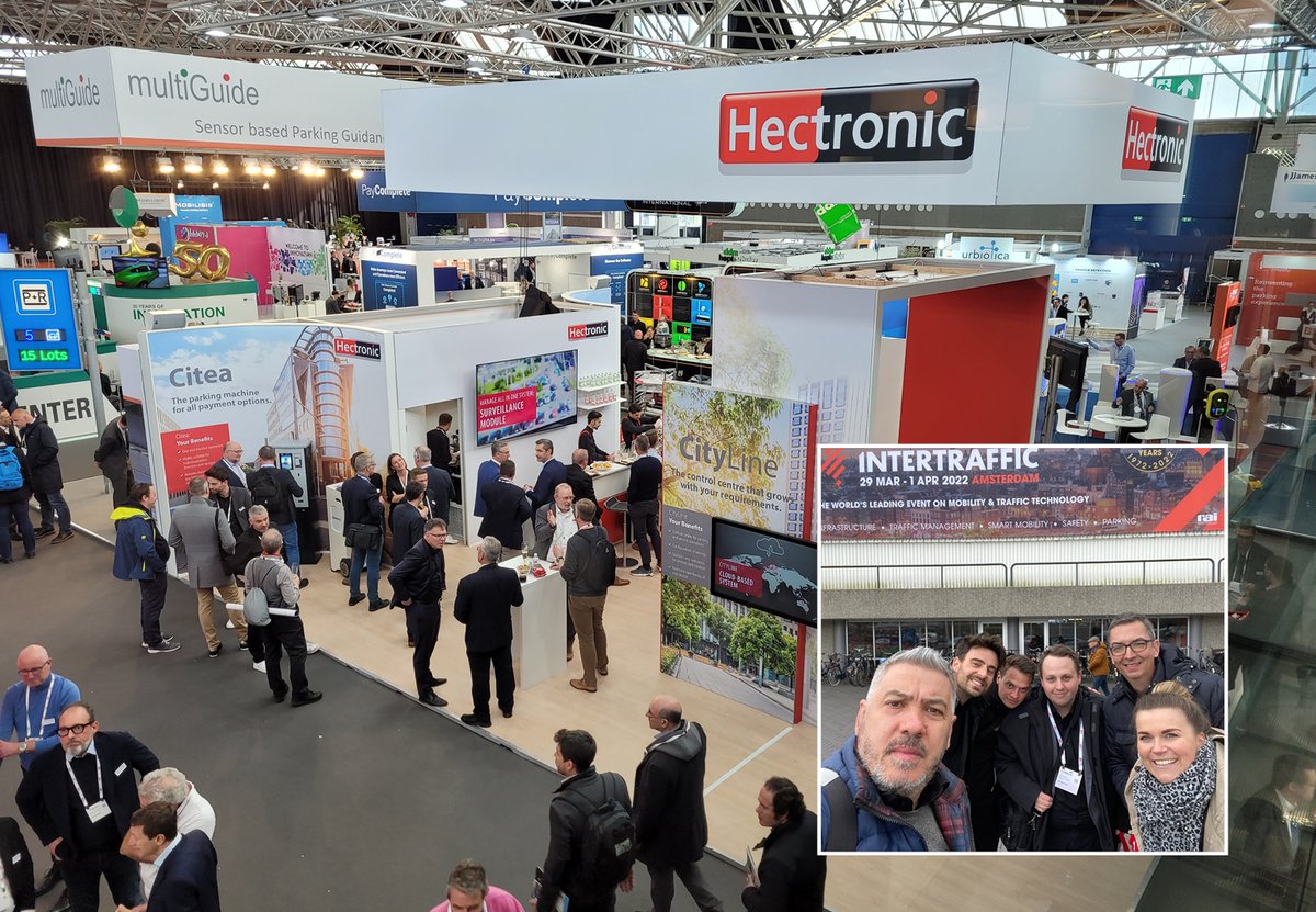 Exciting days at the Intertraffic in Amsterdam are behind us!  We thank our partners, customers and all visitors for stopping by – it was a blast. And of course many thanks to everybody @Hectronic who made our attendance a big success.
See you soon! Tot ziens!