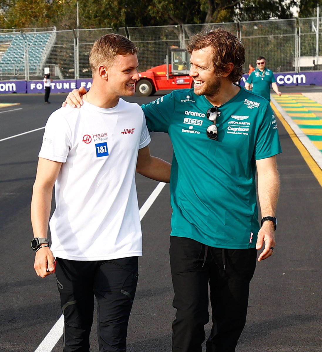 Reunited in Melbourne 😁🇦🇺

#HaasF1 #AusGP