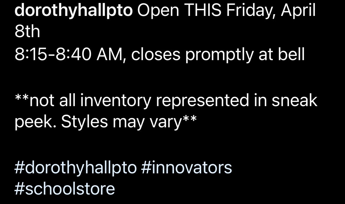 DHallElementary's tweet photo. DHall School Store #DorothyHall #Innovators #SchoolStore https://t.co/J4UB19GqC5
