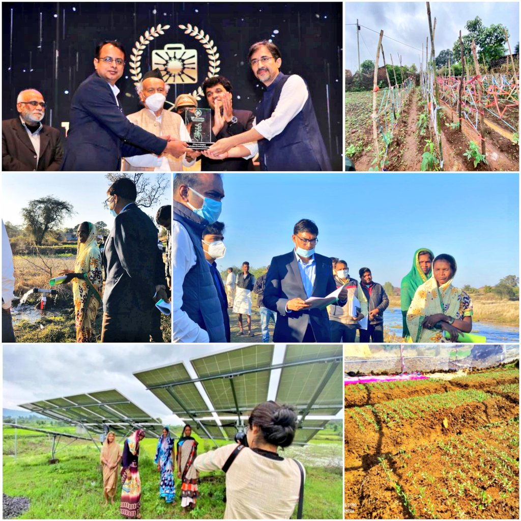 dindoridm's tweet photo. जिले के ग्राम परसेल में एकता समूह की महिलाएं #CMsolarpumpyojna, @abcapital और @PRADAN_India के साथ आधुनिक खेती कर बनी आत्मनिर्भर.
--
4th adition of CSR Journal Excellence Awards मुंबई में एकता समूह की आधुनिक खेती" को मॉडल के रूप में प्रस्तुत किया गया 
RM: https://t.co/m3qouDvTpJ https://t.co/Fv6eVMv7Cz