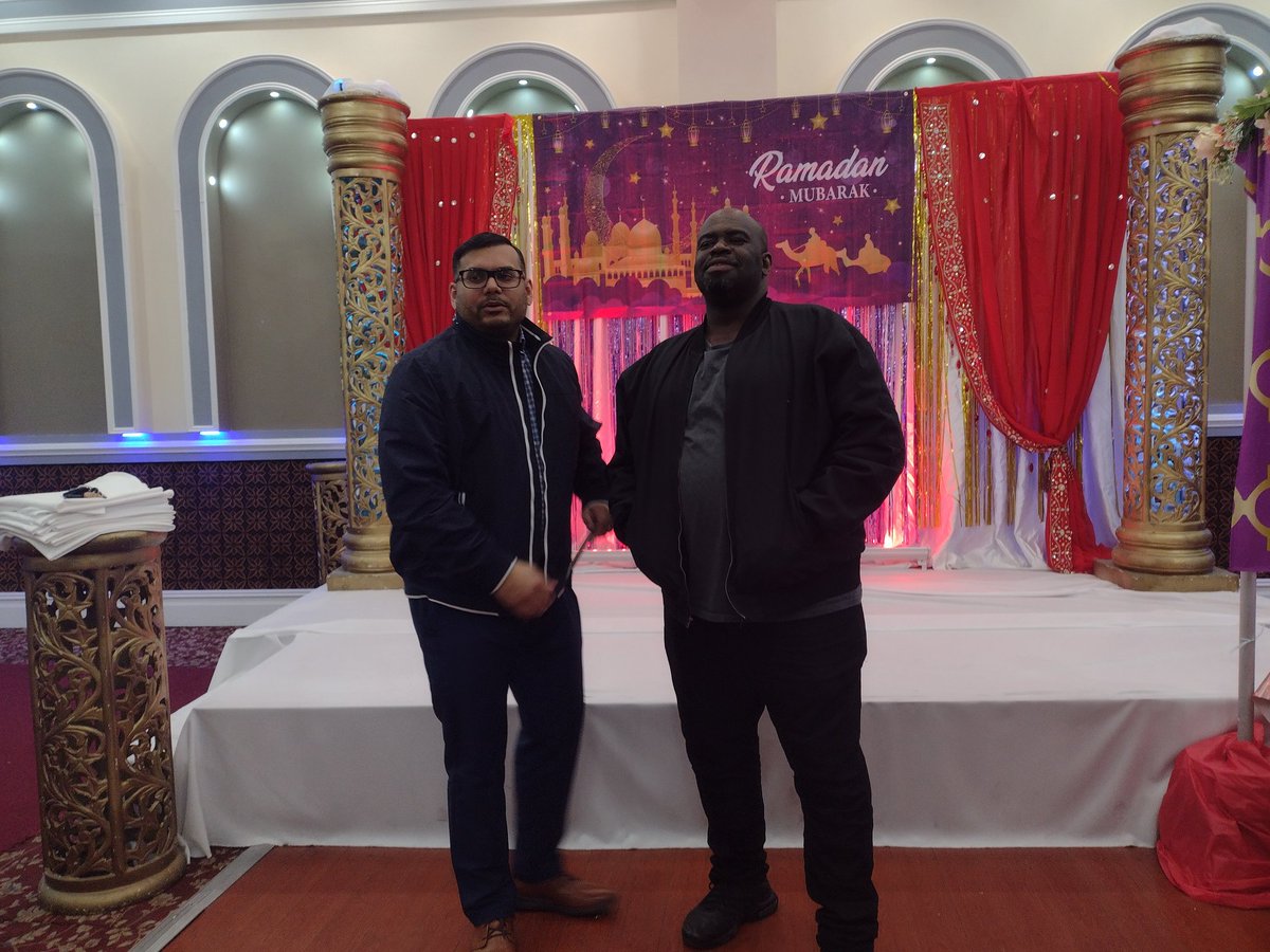 AnthonyBNYC's tweet photo. Thank you Nowshin Ali for inviting my daughters, the community and I to the Unity Iftar Party. #Iftar2022 #RamadanKareem https://t.co/khPGCblkXX