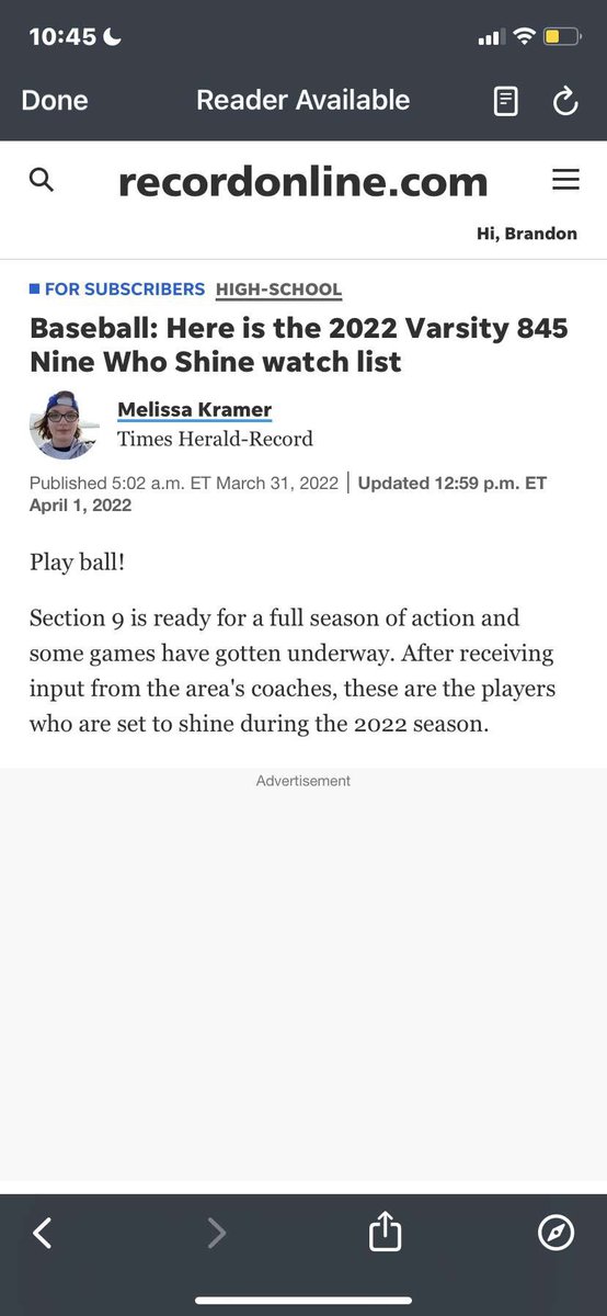 Andrejackson99's tweet photo. Thank you to all the coaches that selected me to be on this list. It’s a great achievement to be able to represent Middletown baseball.💙🐻 @MiddieBaseball https://t.co/3kR37j6nft