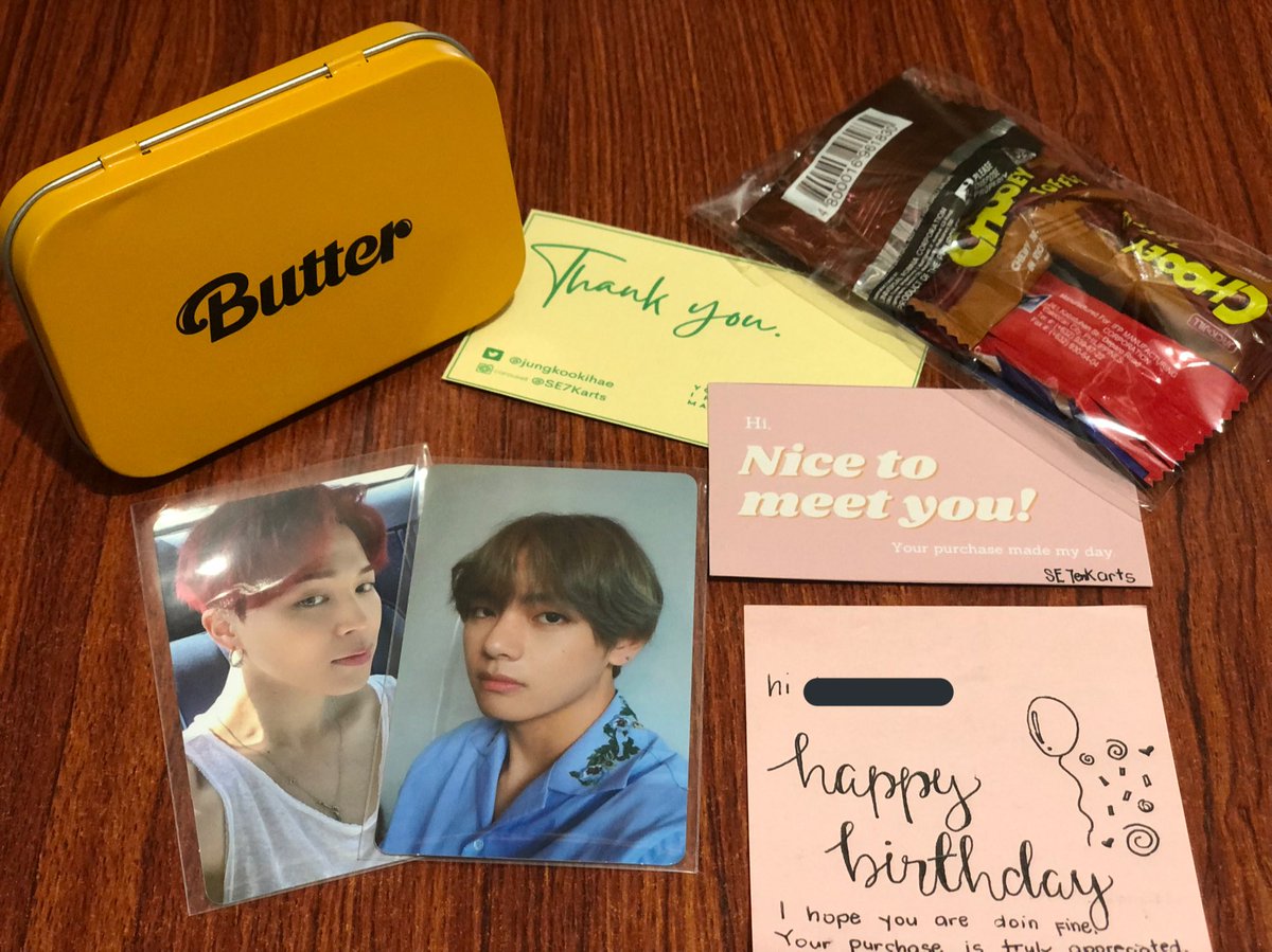 _tatamiccc's tweet photo. Taehyung and jimin came home today! 💜🥺 thank you so much @jungkookihae just in time for my birthday. 🥳 #SEmails https://t.co/Z1TLYJo6Z1