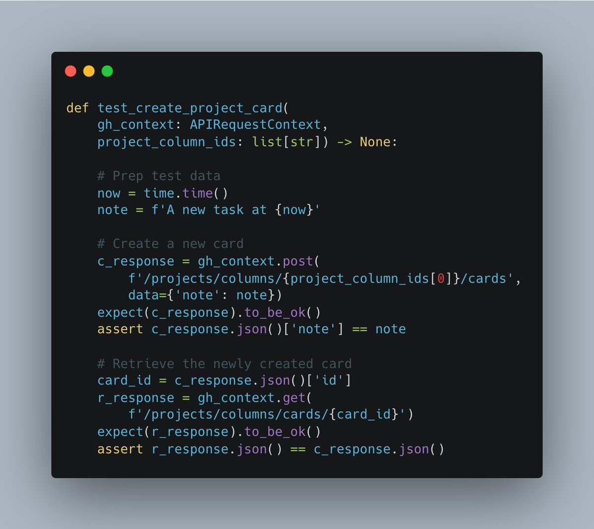 AutomationPanda's tweet photo. ๐๐๏ธ Write your code in paragraphs ๐๐๏ธ
1โฃ Write a "topic sentence" comment stating *what* the code will do.
2โฃ Write a few lines of code to implement that intention.
3โฃ Separate paragraphs with blank lines
Why? Readability counts. #Python example below. ๐
#PandyEveryHour https://t.co/PqURSgJi5Q