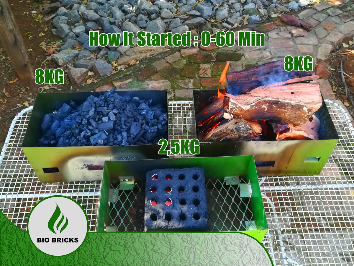 Rramahlajana's tweet photo. Tired of lightning up that MBAULA then put it outside so the smoke is gone
Well #BioBrick is what you need, for only R30 you get a Brick that has
* No Smoke
* No Toxicity
* Reduces Carbon Emission.
And "IT BURNS FOR 5 HOURS"
DM: @Bio_Bricks
Contact: 061 502 0044
#VirallyHelped https://t.co/RjR9XmJ4RG