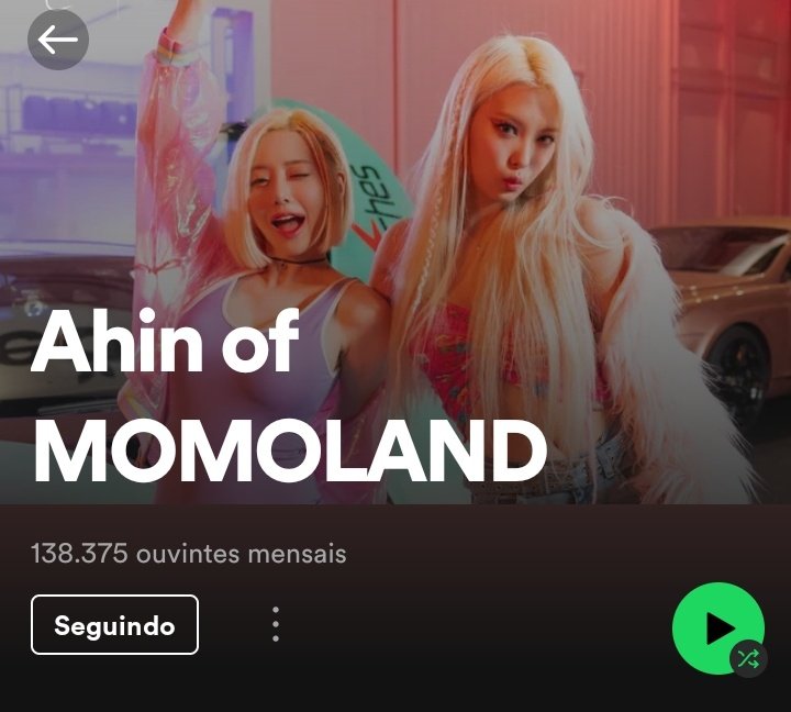 momolandinfo's tweet photo. Ahin atingiu um novo pico de 138 mil ouvintes mensais no Spotify.

#MOMOLAND #모모랜드 https://t.co/qctMMTzajg